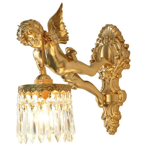 Decorative Gold Wall Sconces Brass Wall Lamp Gold LED Wall Light for Bedroom Living Room